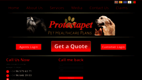 What Protectapet.eu website looked like in 2018 (5 years ago)