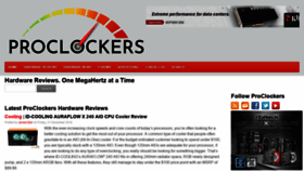 What Pro-clockers.com website looked like in 2018 (5 years ago)