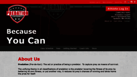 What Predationcrossfit.com website looked like in 2018 (5 years ago)