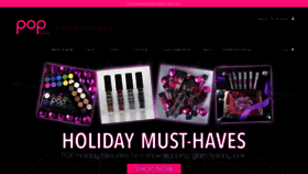 What Popbeauty.com website looked like in 2018 (5 years ago)