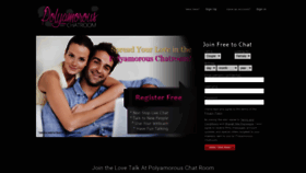 What Polyamorouschatroom.com website looked like in 2018 (5 years ago)