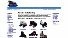 What Paradiseskateproshop.com website looked like in 2018 (5 years ago)
