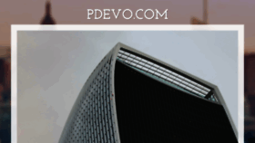 What Pdevo.com website looked like in 2018 (5 years ago)