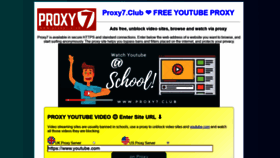 What Proxy7.club website looked like in 2018 (5 years ago)
