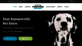 What Poshpawspetcaresc.com website looked like in 2018 (5 years ago)