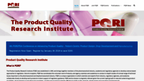 What Pqri.org website looked like in 2018 (5 years ago)