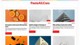 What Pasteall.com website looked like in 2018 (5 years ago)