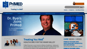 What Primedphysicians.com website looked like in 2018 (5 years ago)