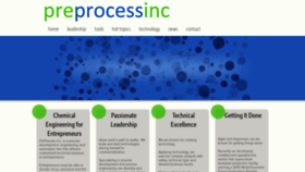 What Preprocessinc.com website looked like in 2018 (5 years ago)