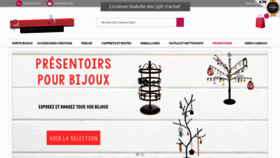 What Presentoirs-pour-bijoux.com website looked like in 2018 (5 years ago)