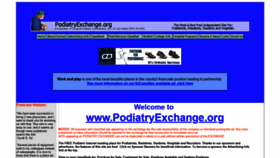 What Podiatryexchange.org website looked like in 2018 (5 years ago)