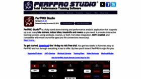 What Perfprostudio.com website looked like in 2018 (5 years ago)