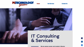 What Pctechnologysolutions.net website looked like in 2018 (5 years ago)
