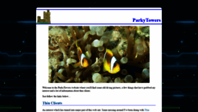What Parkytowers.me.uk website looked like in 2018 (5 years ago)