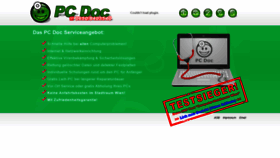 What Pcdoc.at website looked like in 2018 (5 years ago)