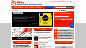What Pipsa.be website looked like in 2018 (6 years ago)