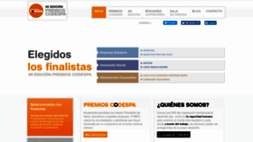 What Premioscodespa.com website looked like in 2018 (6 years ago)