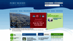 What Portmoody.ca website looked like in 2018 (5 years ago)