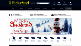 What Parkersteel.co.uk website looked like in 2018 (5 years ago)