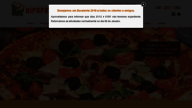 What Pizzariahipopotamus.com.br website looked like in 2018 (5 years ago)