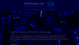 What Pestronik.com website looked like in 2018 (5 years ago)