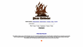 What Pirateunblocker.info website looked like in 2018 (5 years ago)