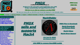 What Pmdx.com website looked like in 2018 (5 years ago)