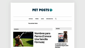 What Petshopposts.com website looked like in 2018 (5 years ago)
