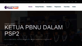 What Polimedia.ac.id website looked like in 2018 (5 years ago)
