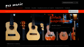 What Promusic-shop.de website looked like in 2018 (5 years ago)