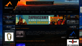 What Portalgorski.pl website looked like in 2018 (5 years ago)