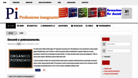 What Professioneinsegnante.it website looked like in 2018 (5 years ago)