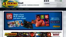 What Panini.com.br website looked like in 2018 (5 years ago)
