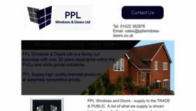 What Pplwindows-doors.co.uk website looked like in 2018 (5 years ago)