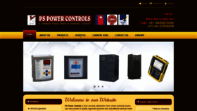 What Pspowercontrols.in website looked like in 2019 (5 years ago)