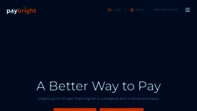 What Paybright.com website looked like in 2019 (5 years ago)