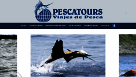 What Pescatours.com website looked like in 2019 (5 years ago)