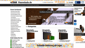 What Pinnwande.de website looked like in 2019 (5 years ago)