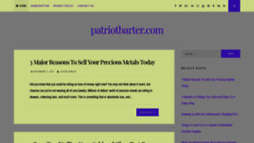 What Patriotbarter.com website looked like in 2019 (5 years ago)