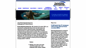 What Partnership-international.com website looked like in 2019 (5 years ago)
