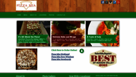What Pizzamiagroup.com website looked like in 2019 (5 years ago)
