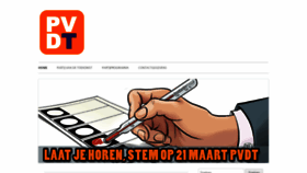 What Pvdt.nl website looked like in 2019 (5 years ago)
