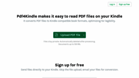 What Pdf4kindle.com website looked like in 2019 (5 years ago)