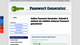 What Passwort-generator.com website looked like in 2019 (5 years ago)