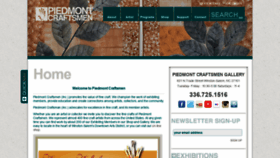 What Piedmontcraftsmen.org website looked like in 2019 (5 years ago)