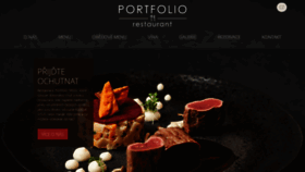 What Portfolio-restaurant.cz website looked like in 2019 (5 years ago)