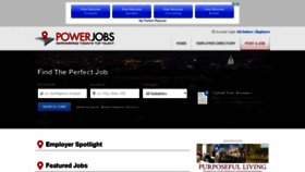 What Powerjobs.com website looked like in 2019 (5 years ago)