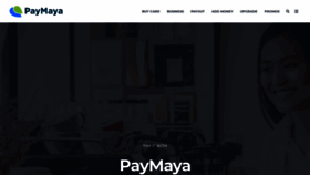 What Paymaya.com website looked like in 2019 (5 years ago)