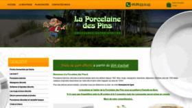 What Porcelainedespins.fr website looked like in 2019 (5 years ago)