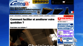 What Plafondchauffant.fr website looked like in 2019 (6 years ago)